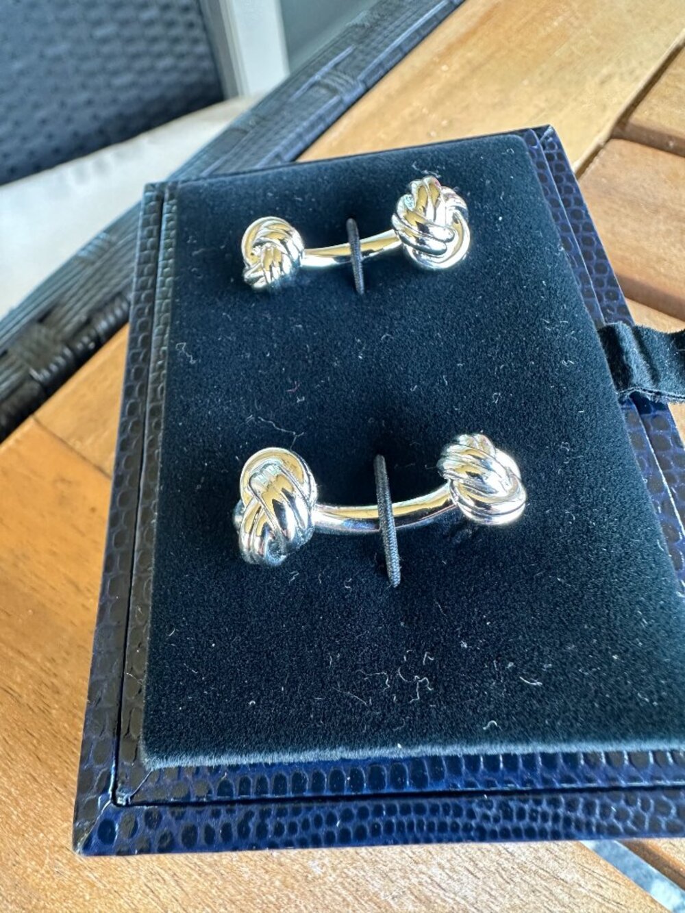 Brooks Brothers Cuff Links French Knot - Picture 3 of 4